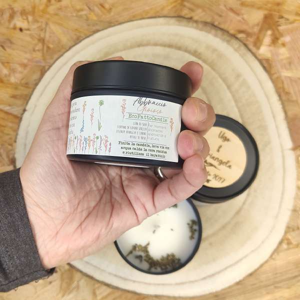 bomboniera candela prima cominione